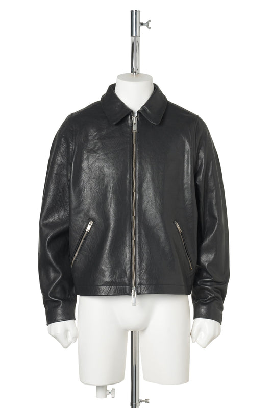 MECHANIC LEATHER JACKET / BLACK