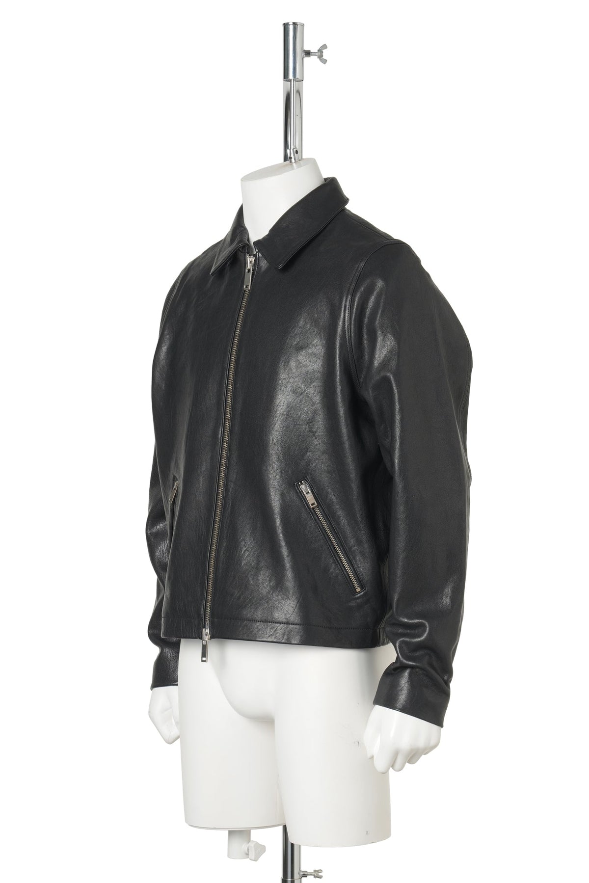 MECHANIC LEATHER JACKET / BLACK