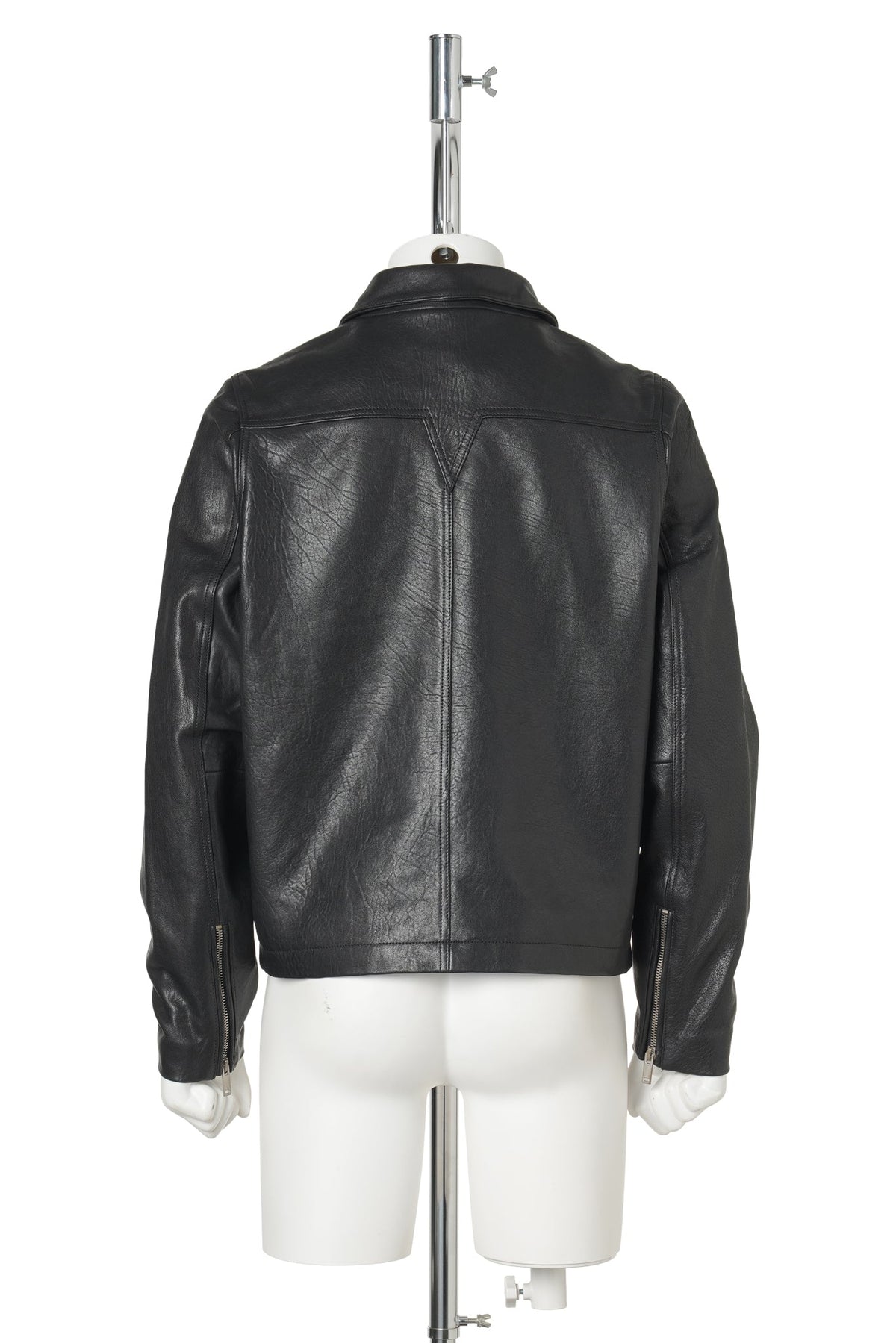MECHANIC LEATHER JACKET / BLACK