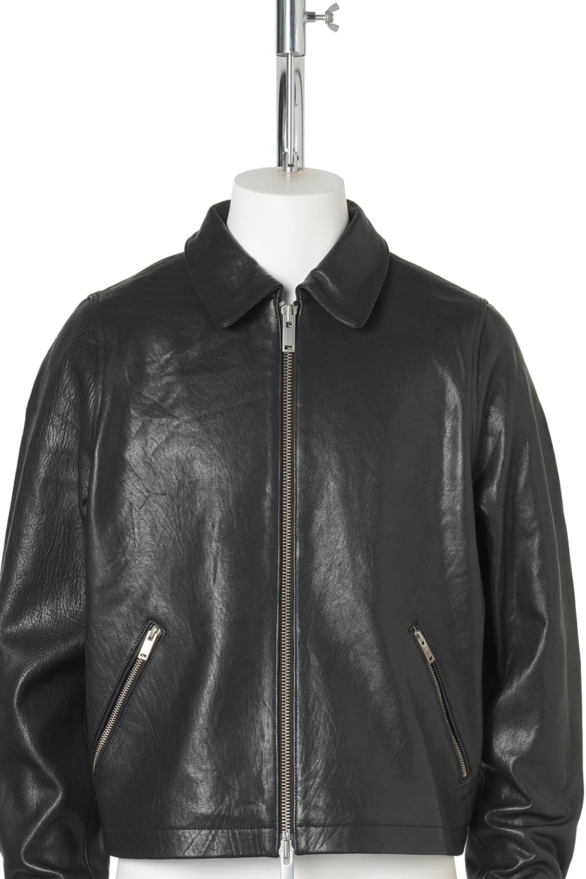 MECHANIC LEATHER JACKET / BLACK