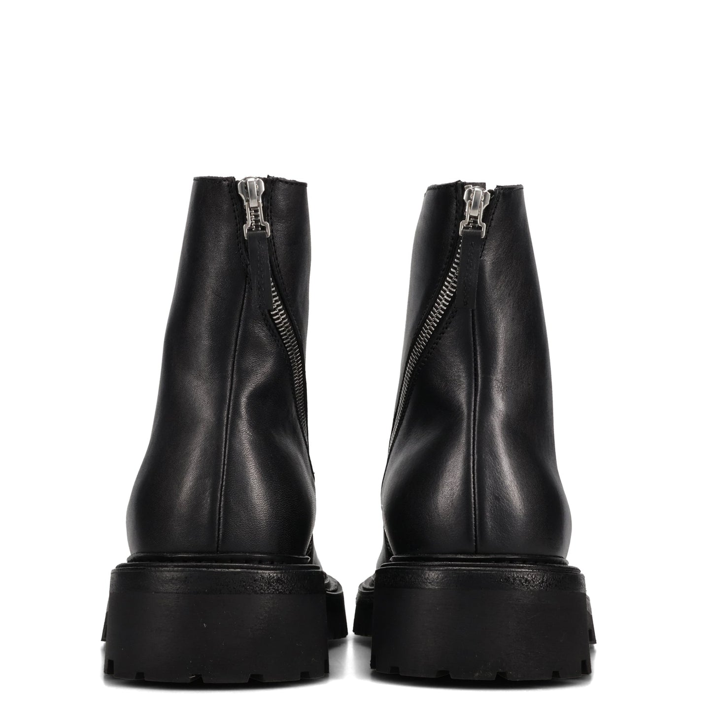 SPIRAL ZIP BOOT / BLACK