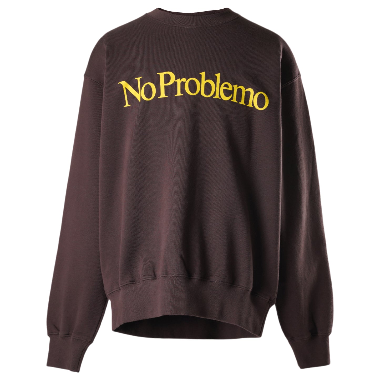 NO PROBLEMO SWEATSHIRT / BROWN