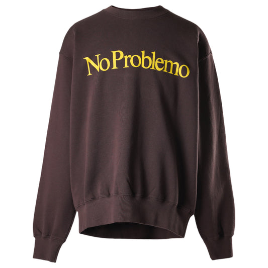 NO PROBLEMO SWEATSHIRT / BROWN