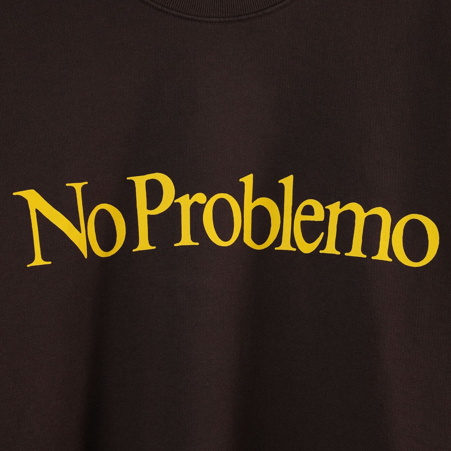 NO PROBLEMO SWEATSHIRT / BROWN