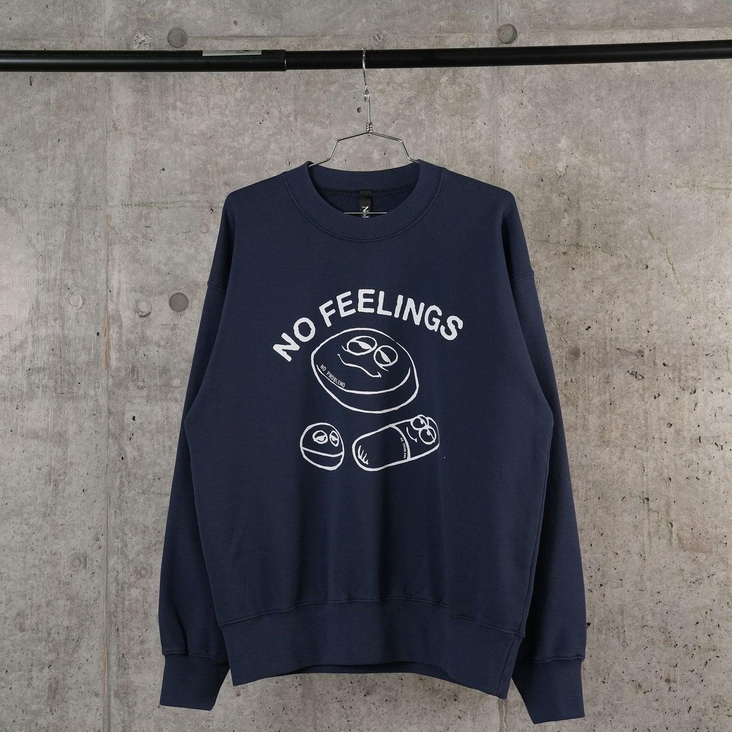 HARD FEELINGS CREW NECK SWEAT / NAVY