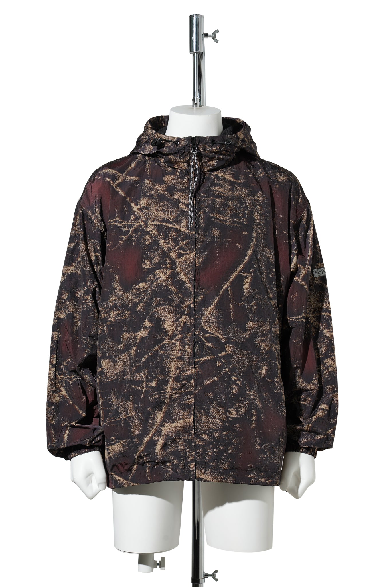 FOREST GLITCH NYLON JACKET / CAMO
