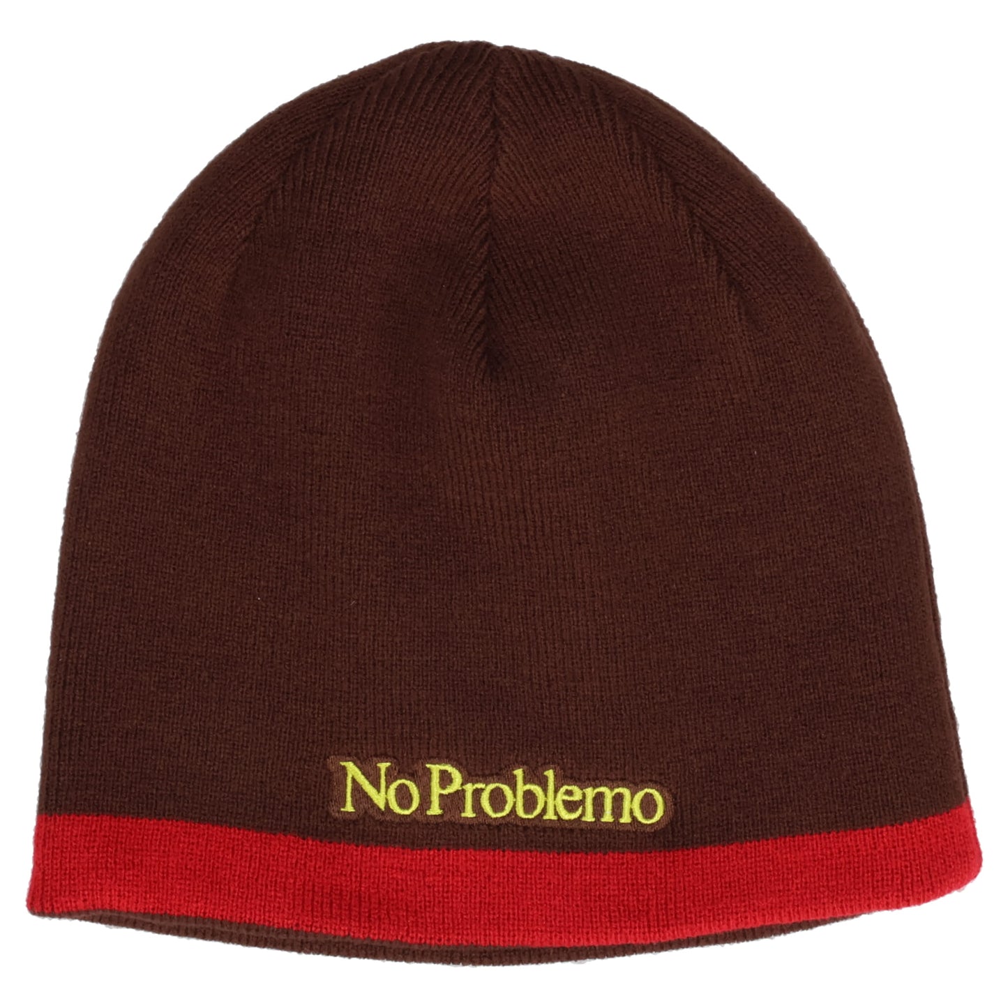 NP STRIPE REVERSIBLE BEANIE / BROWN