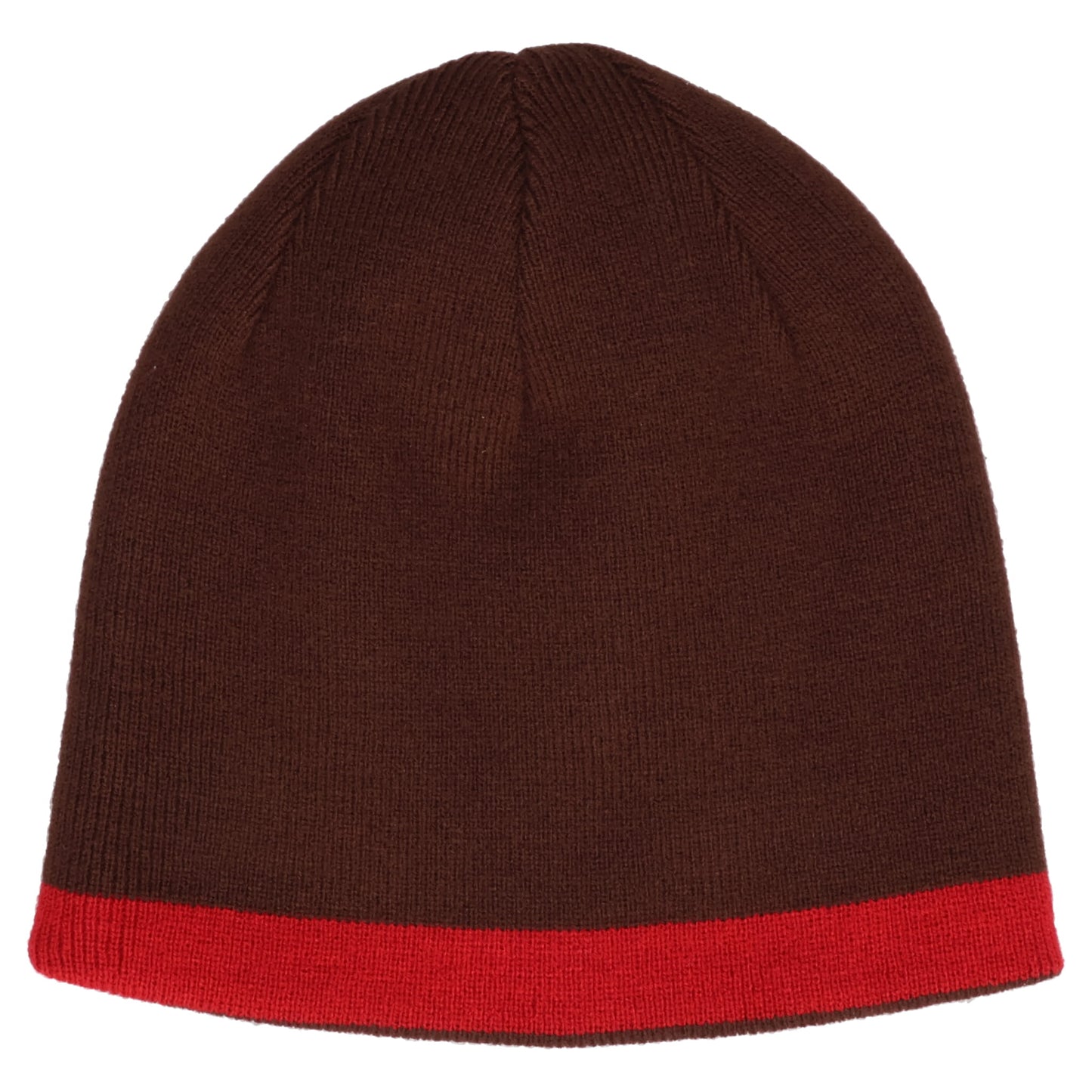 NP STRIPE REVERSIBLE BEANIE / BROWN