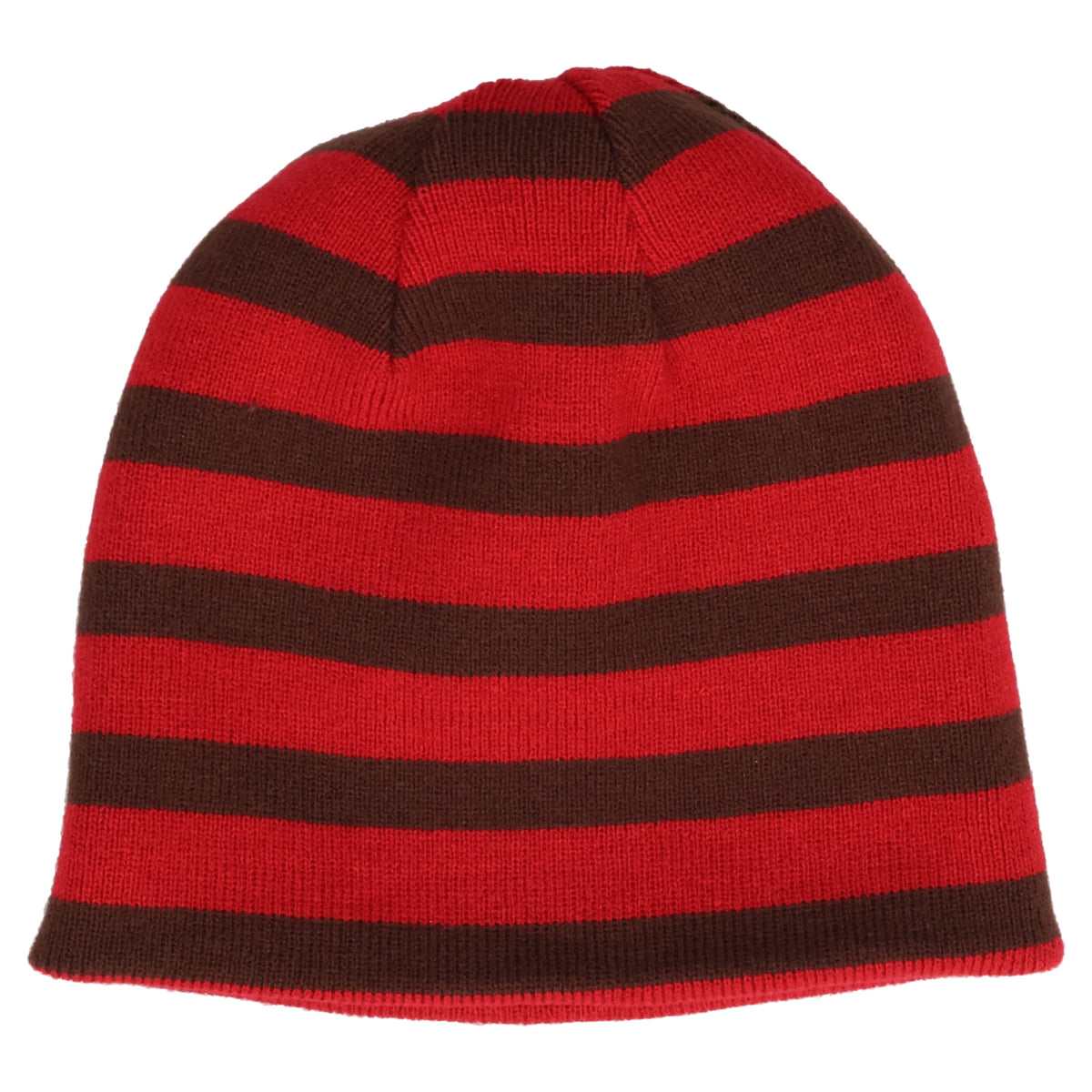 NP STRIPE REVERSIBLE BEANIE / BROWN