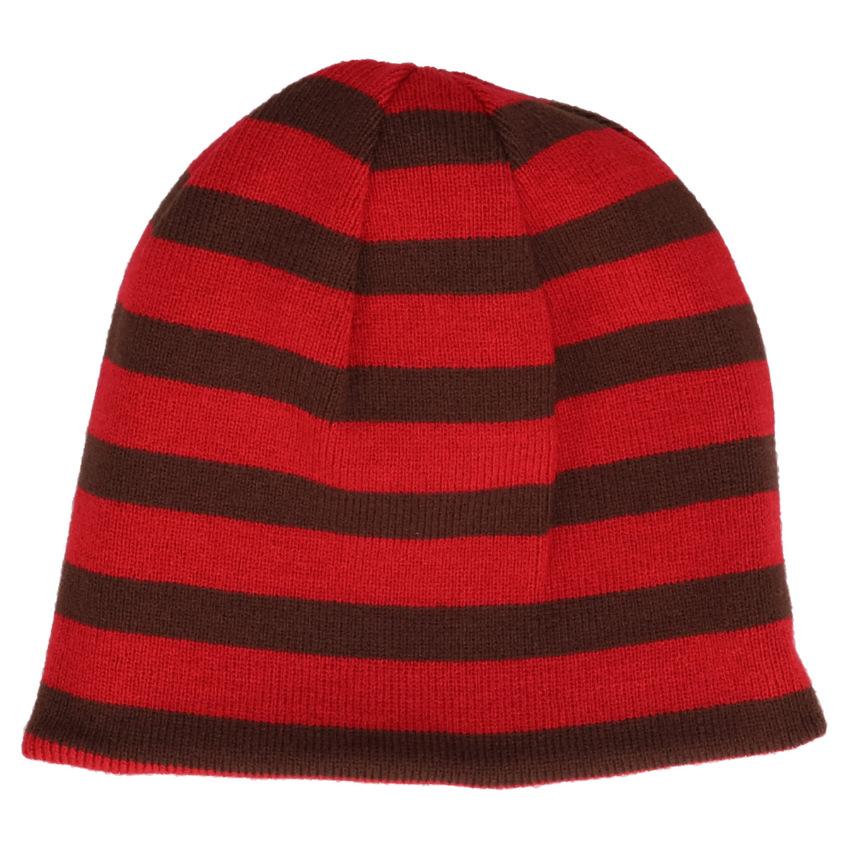 NP STRIPE REVERSIBLE BEANIE / BROWN