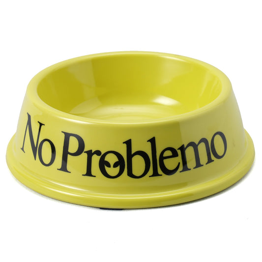 NO PROBLEMO PET BOWL MEN / YELLOW YELLOW