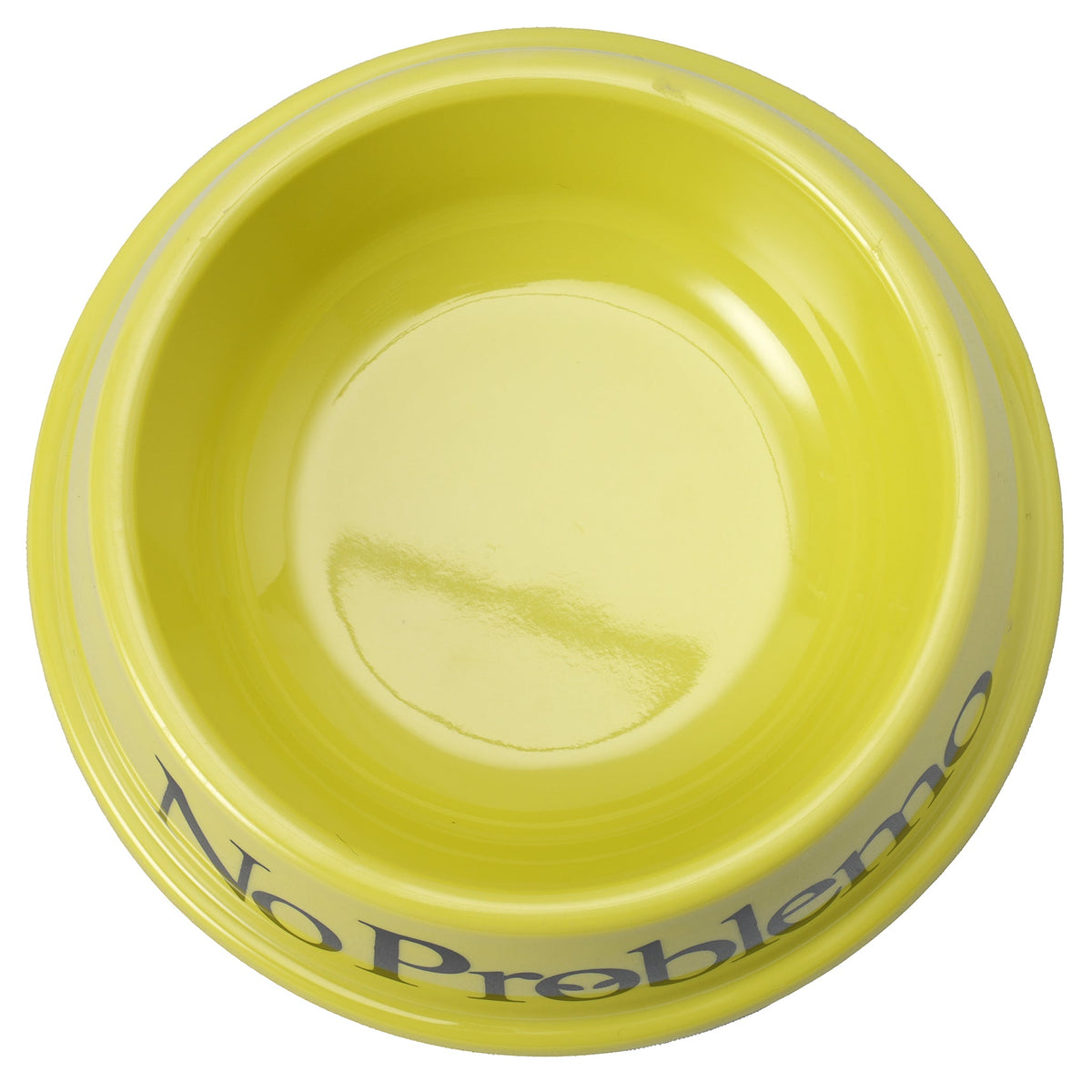 NO PROBLEMO PET BOWL MEN / YELLOW YELLOW