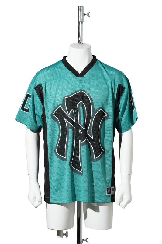 NYP SPORTS POLY SS JERSEY / AQUA