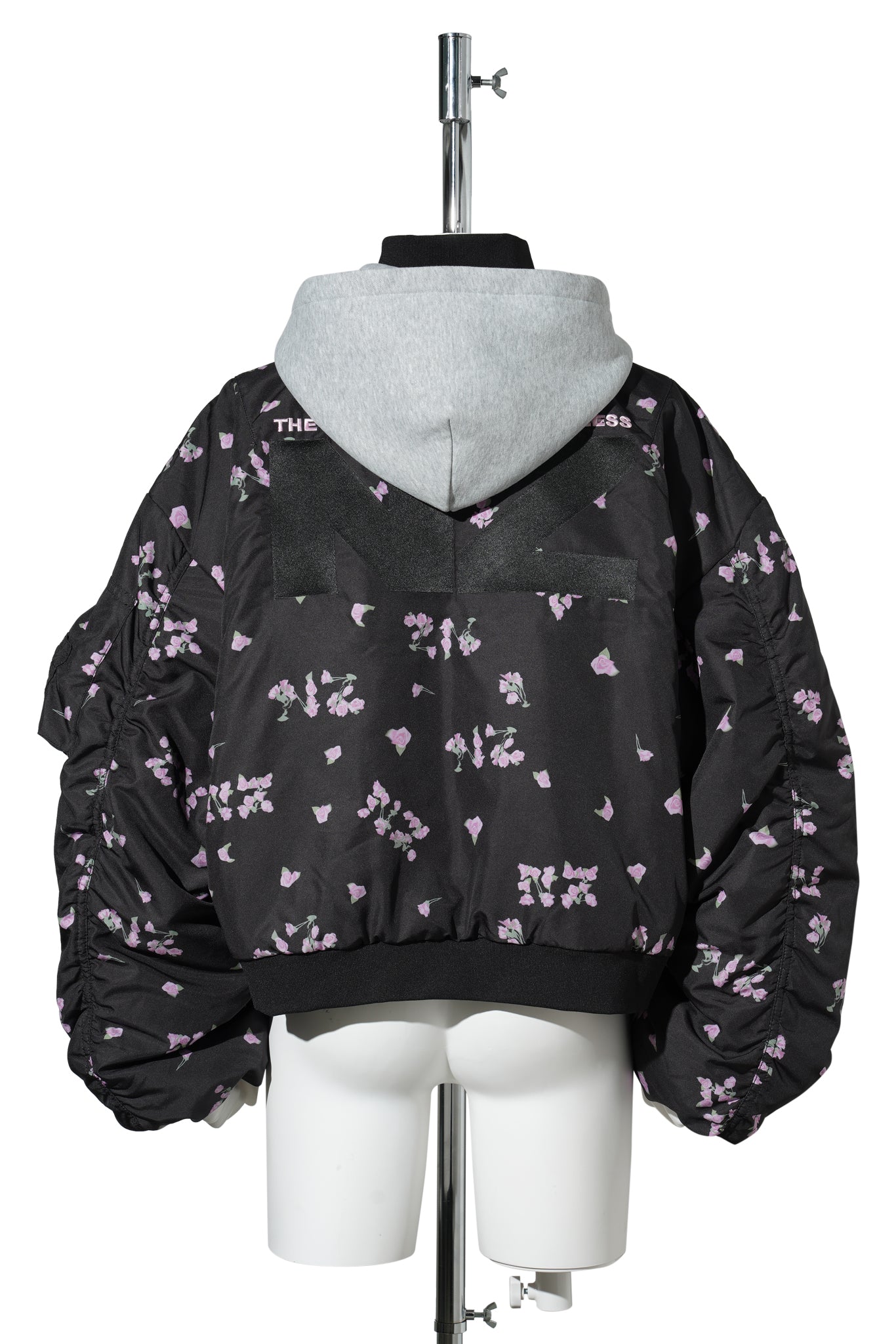 REVERSABLE BOMBER JACKET / BLACK/GREY