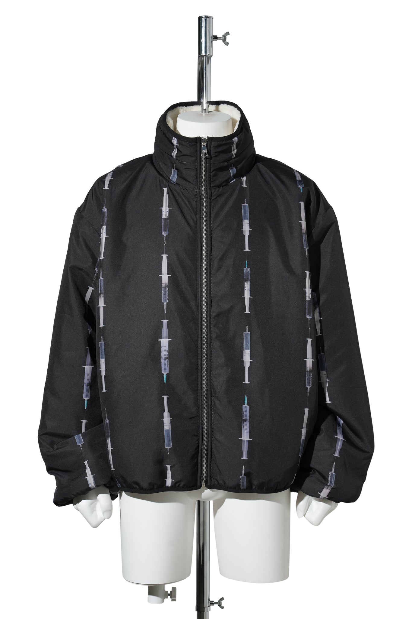 BOTOX TEDDY LINED JACKET / BLACK