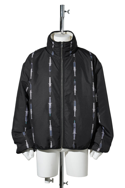 BOTOX TEDDY LINED JACKET / BLACK