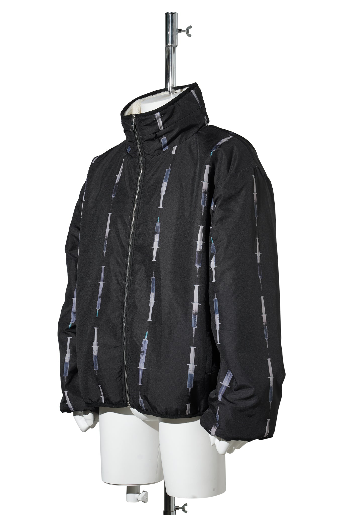 BOTOX TEDDY LINED JACKET / BLACK