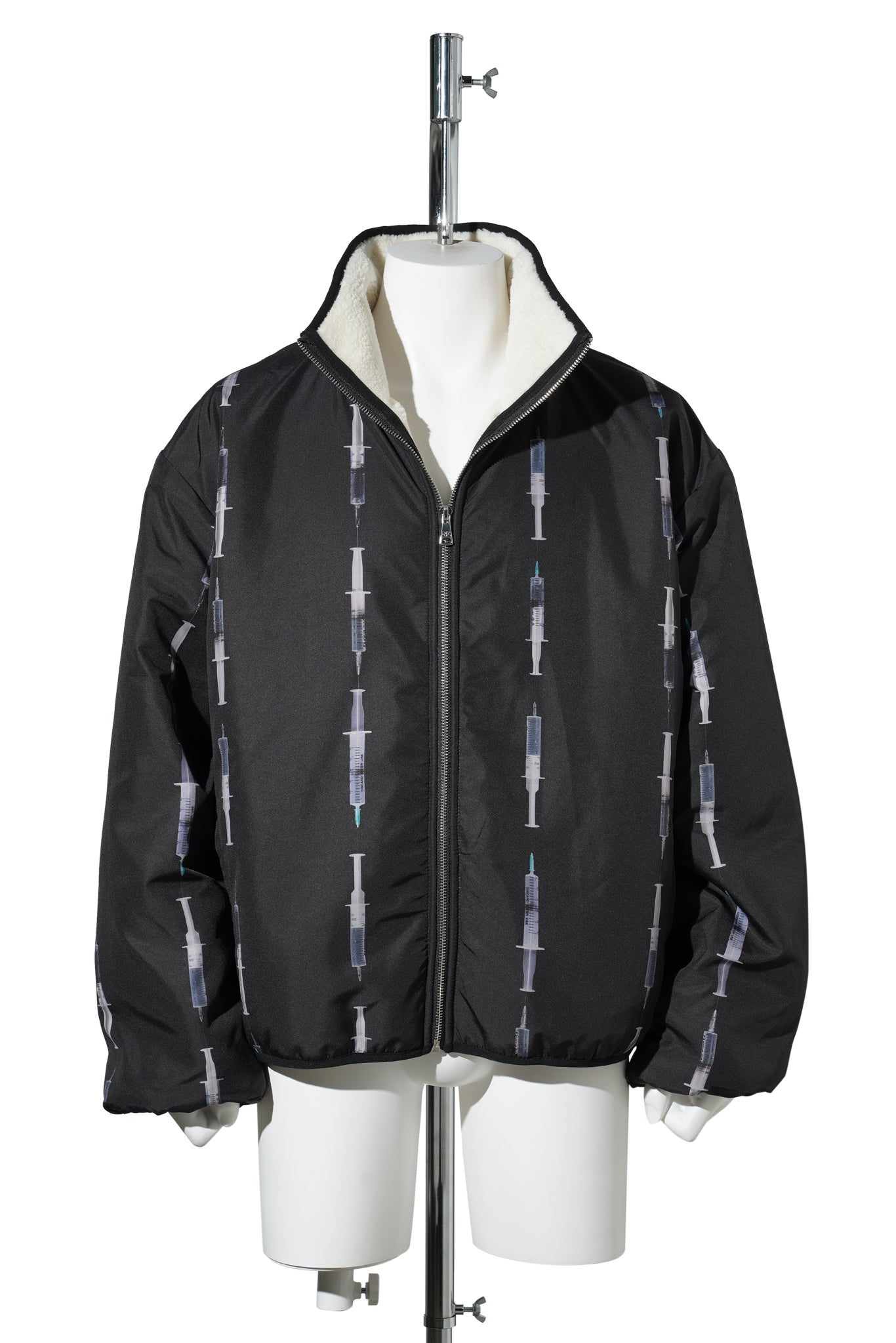 BOTOX TEDDY LINED JACKET / BLACK