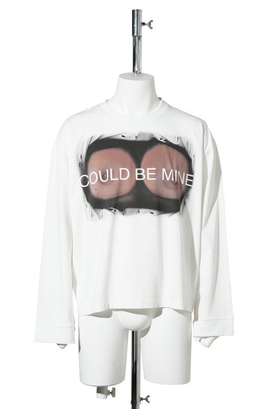 COULD BE MINE LS T-SHIRT / WHITE