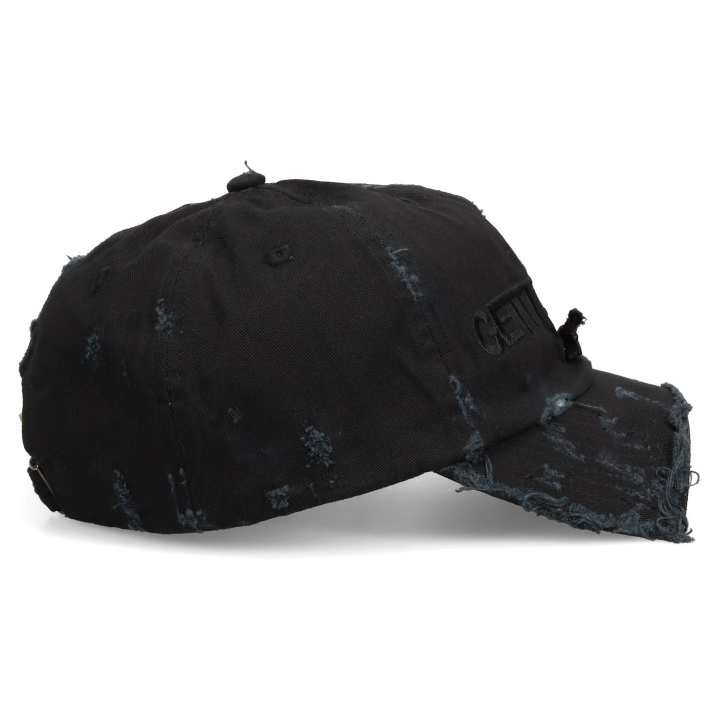 GETITDONE DISTRESSED BASEBALL HAT / BLACK
