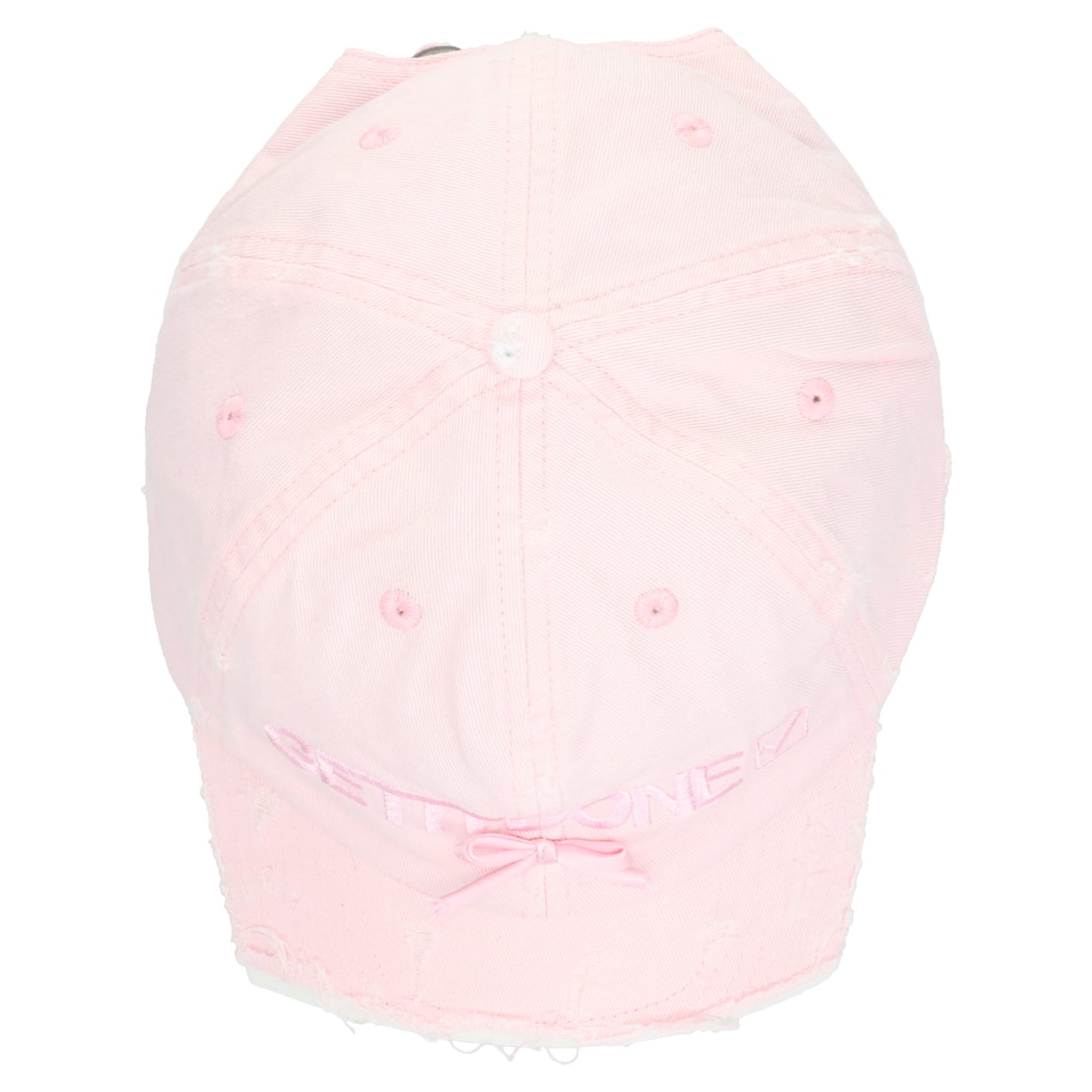 GETITDONE DISTRESSED BASEBALL HAT / PINK