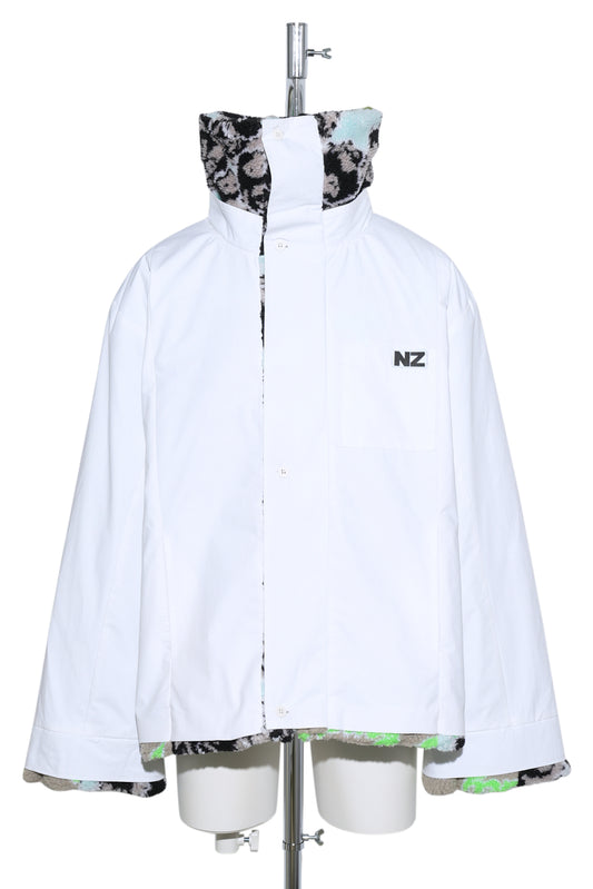 REVERSABLE UPCYCLED JACKET / WHITE