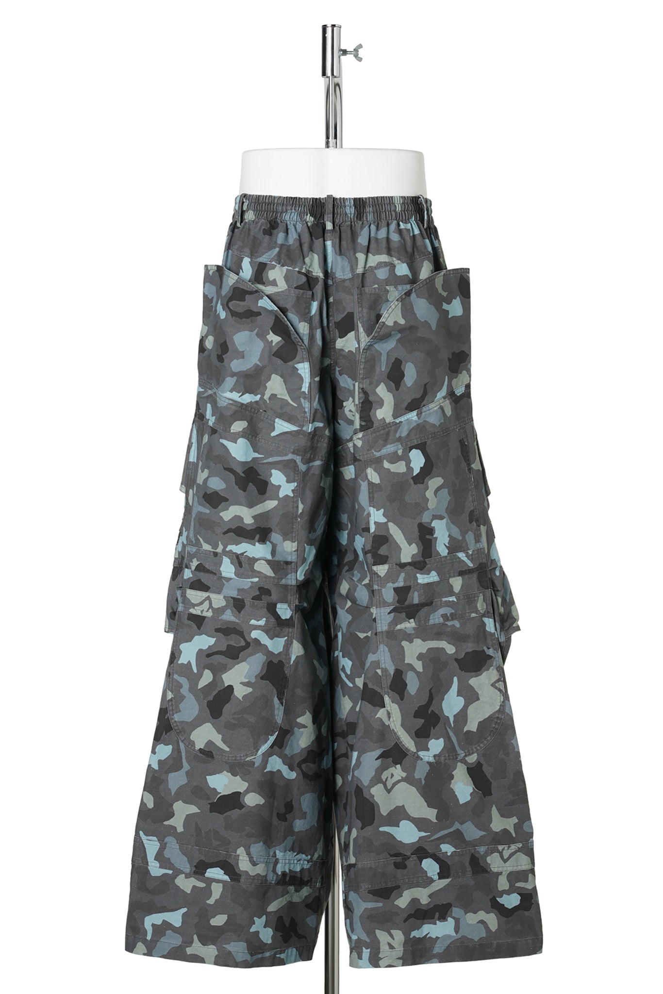 SPLOTCHED CARGO PANTS / CAMOUFLAGE