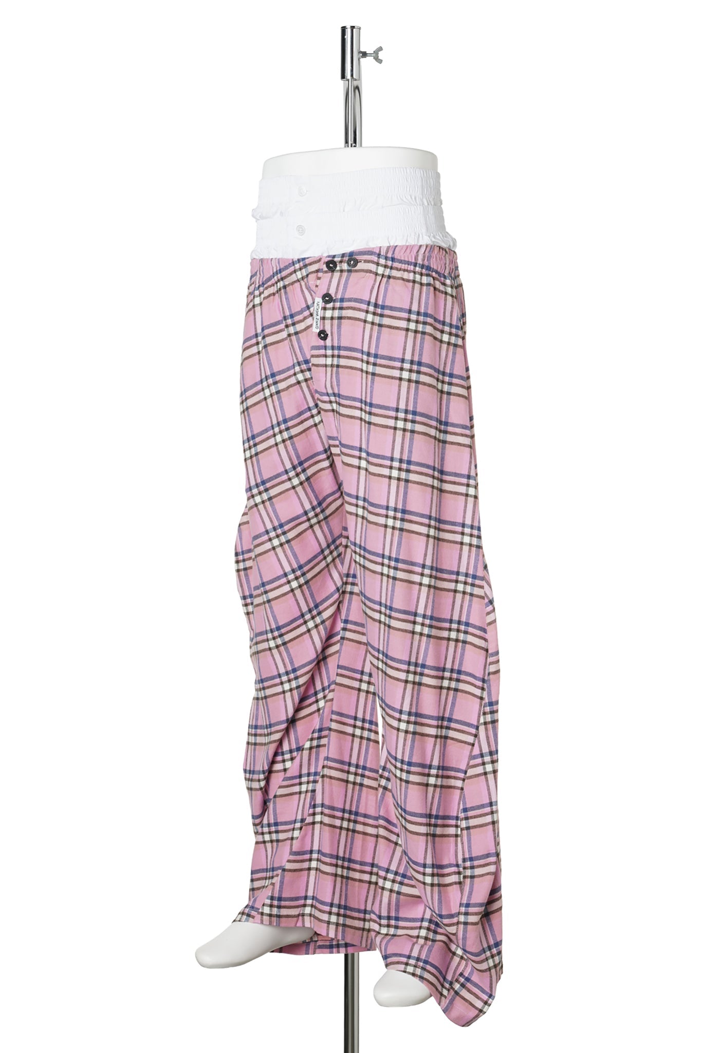 STACKED PANTS / PINK/YELLOW