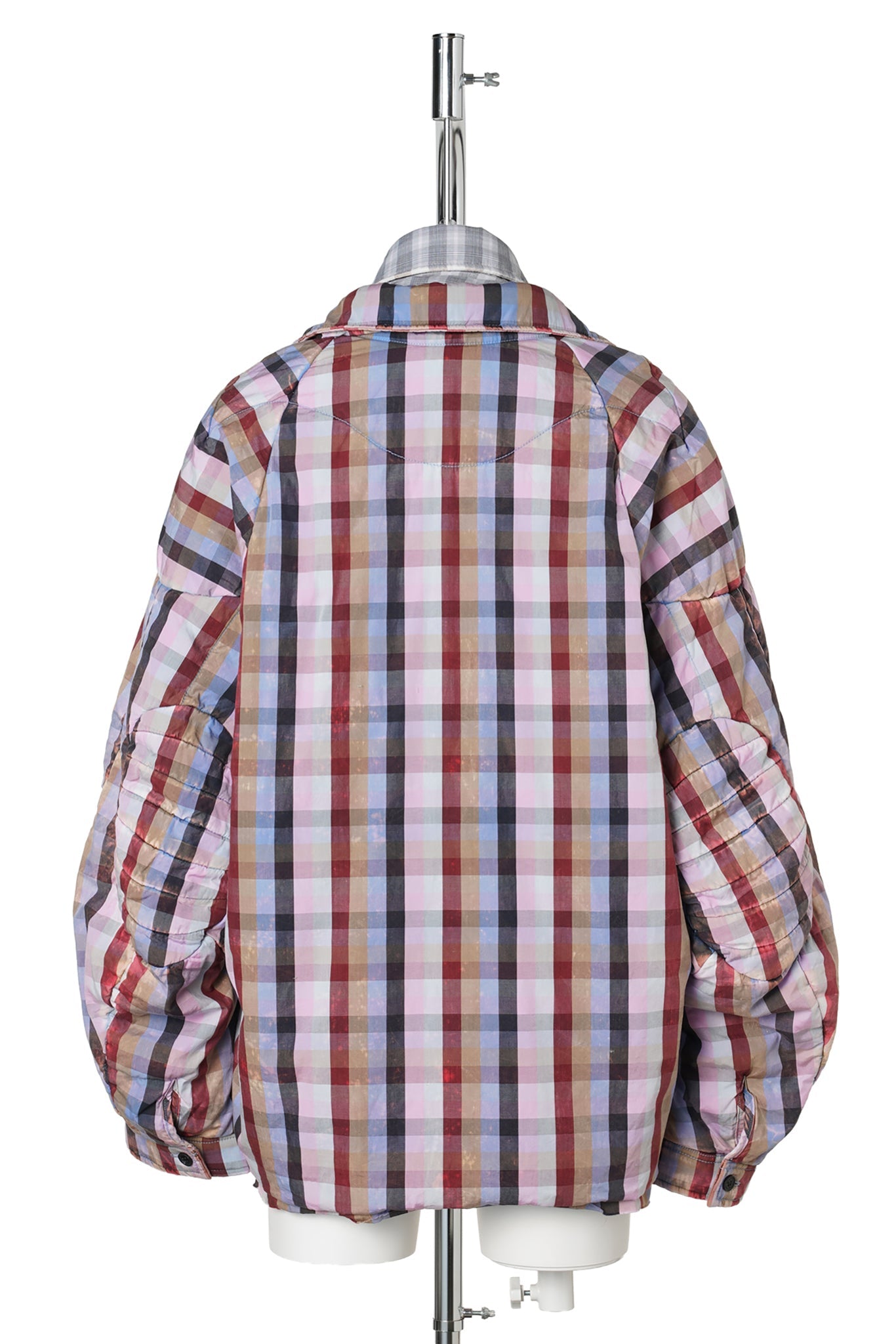 DOUBLE PILLOW UPCYCLED SHIRT JACKET / MULTICOLOUR