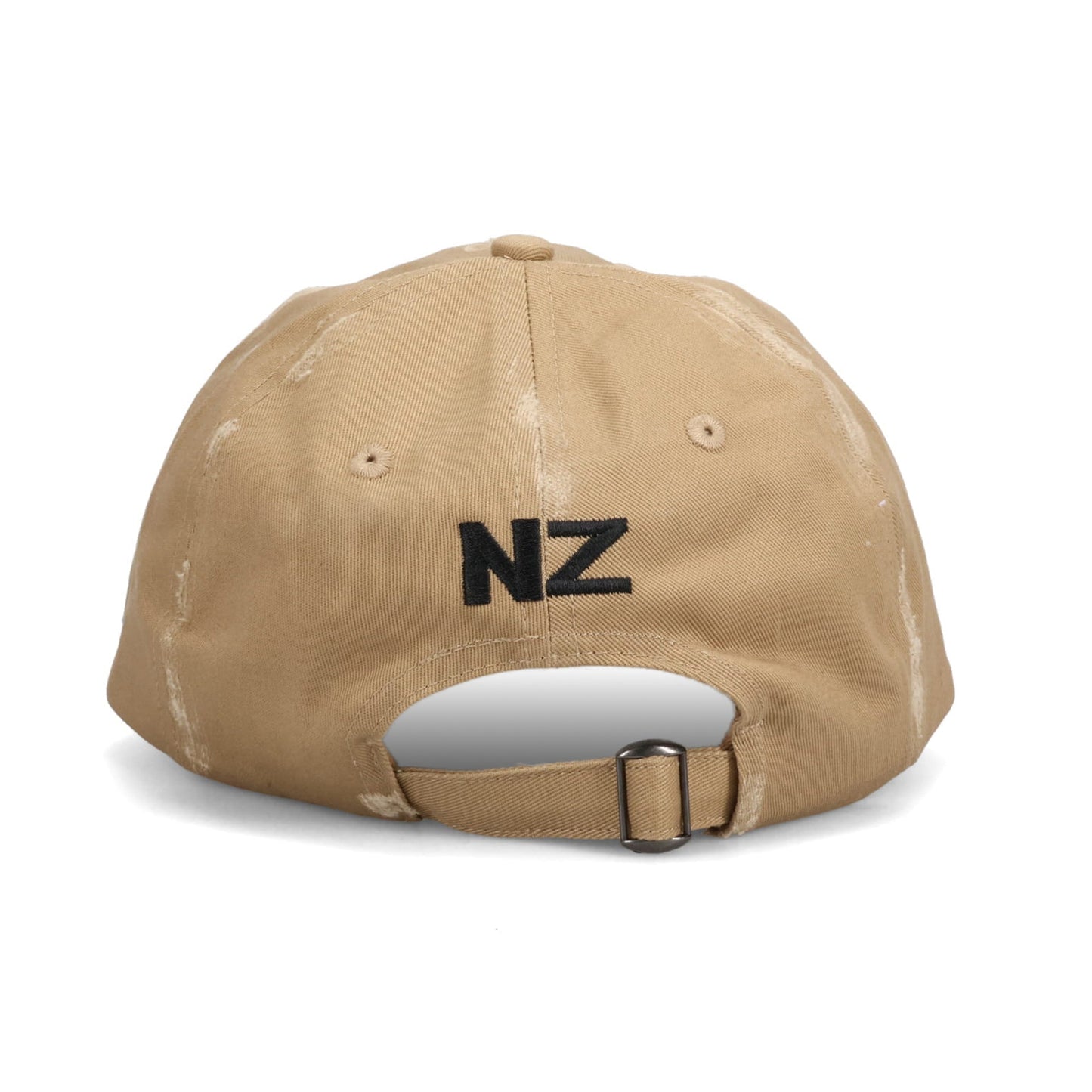 MY LAST RESORT DISTRESSED BASEBALL HAT / BEIGE
