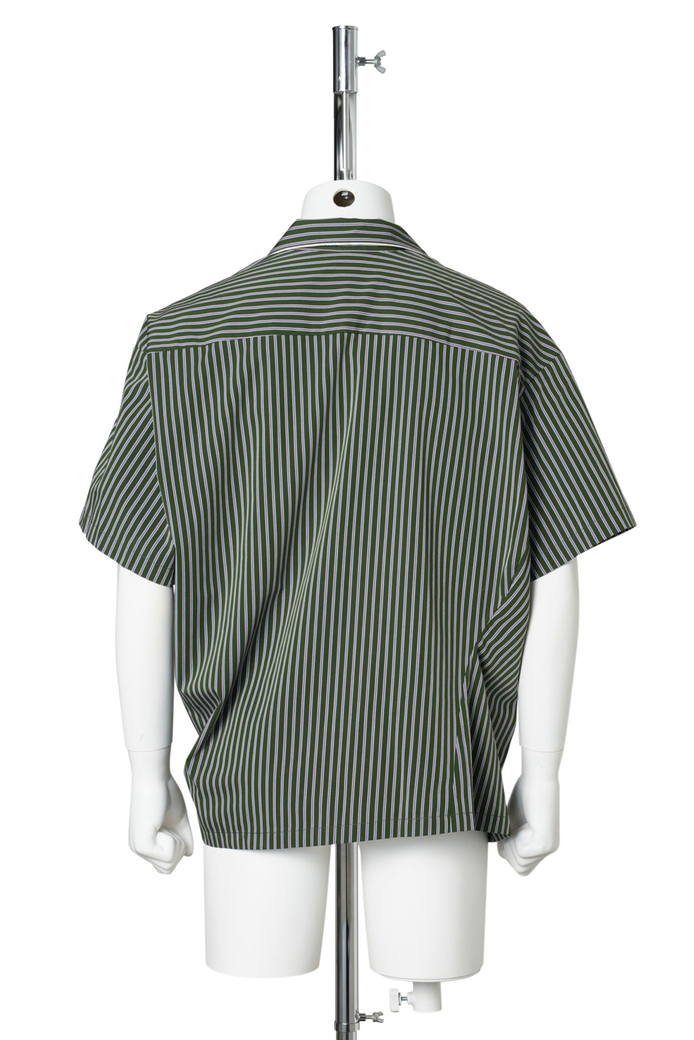 CABANA SHIRT / GREEN STRIPED