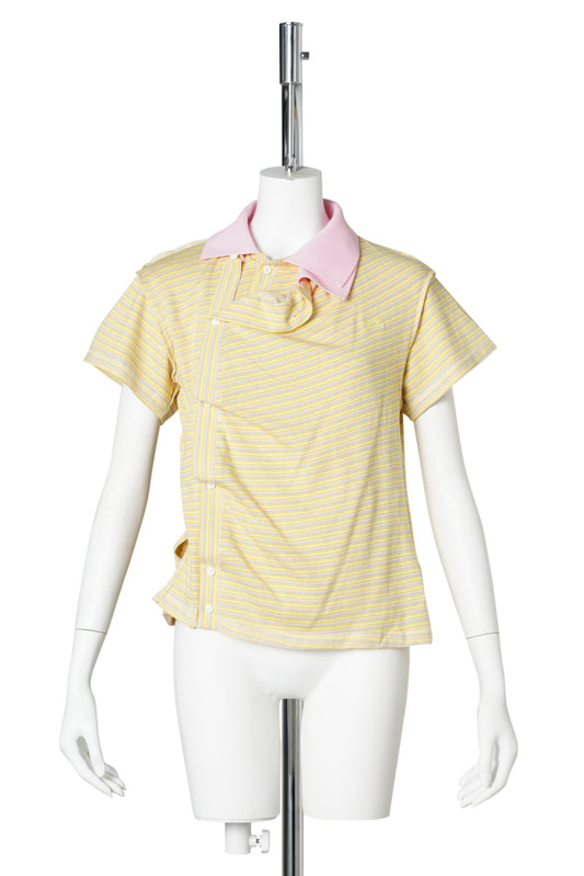 OVERSIZED DOUBLE POLO / YELLOW