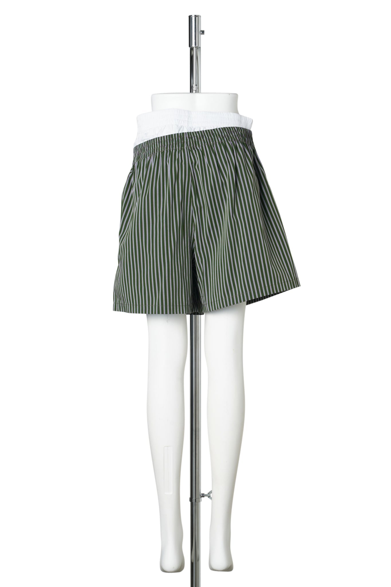 STACKED BOXERS / GREEN STRIPED
