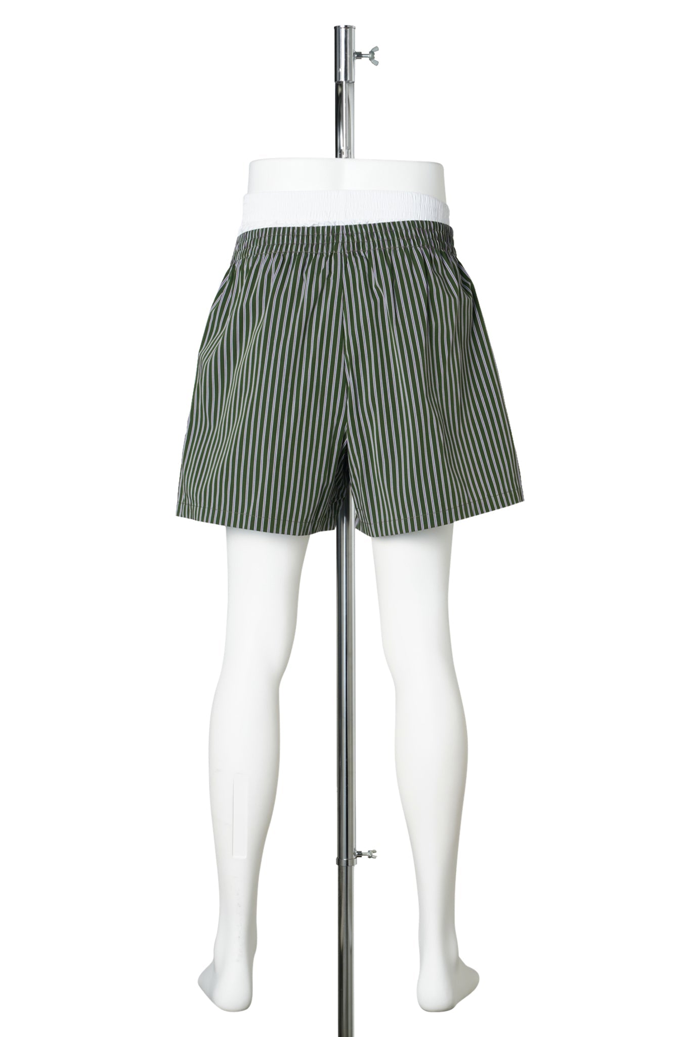 STACKED BOXERS / GREEN STRIPED