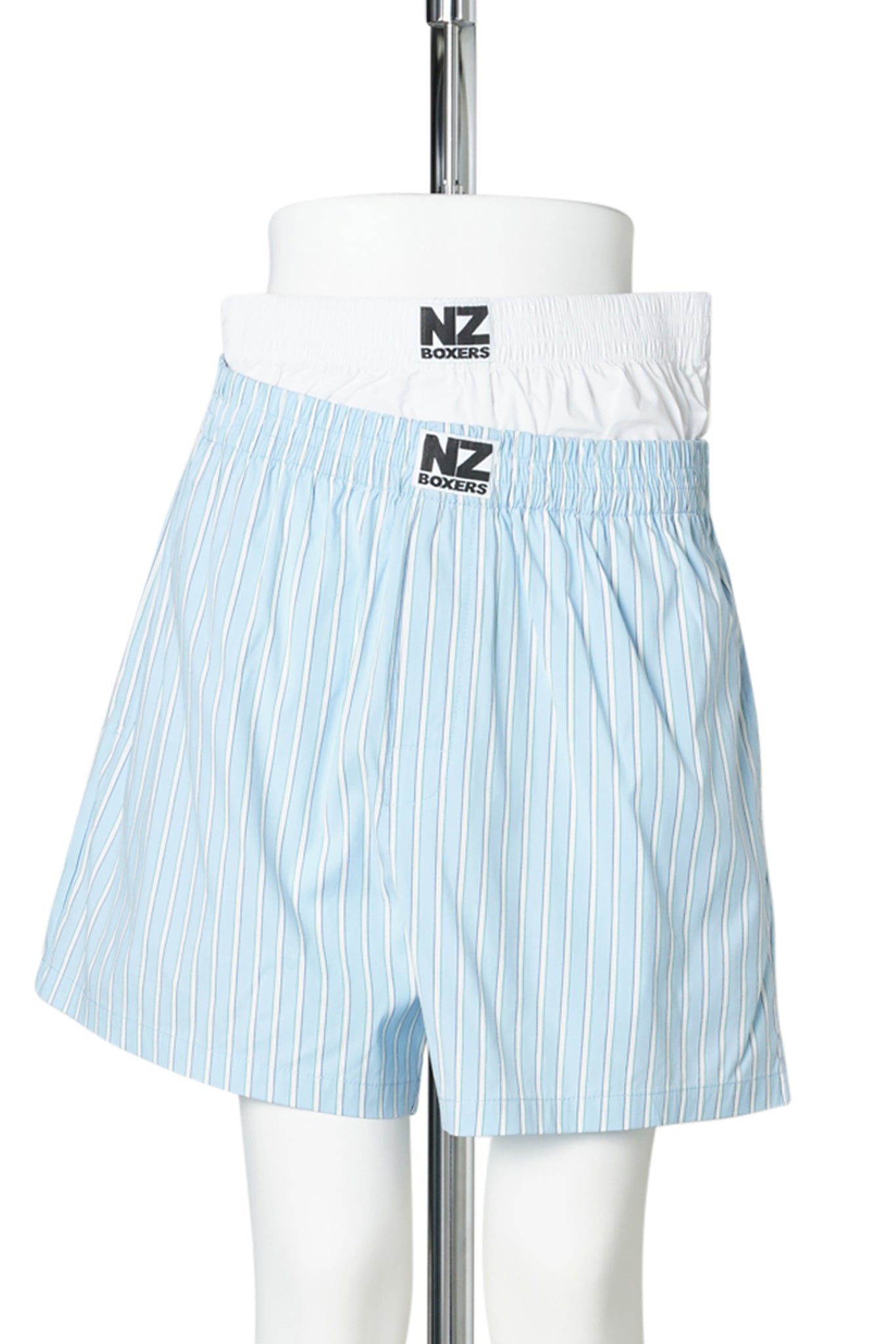STACKED BOXERS / BLUE STRIPED