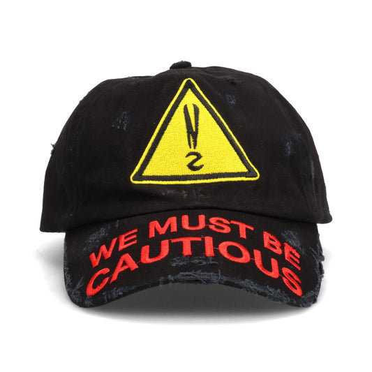 WE NEED TO BE CAUTIOUS!! DADDY BASEBALL HAT / BLACK