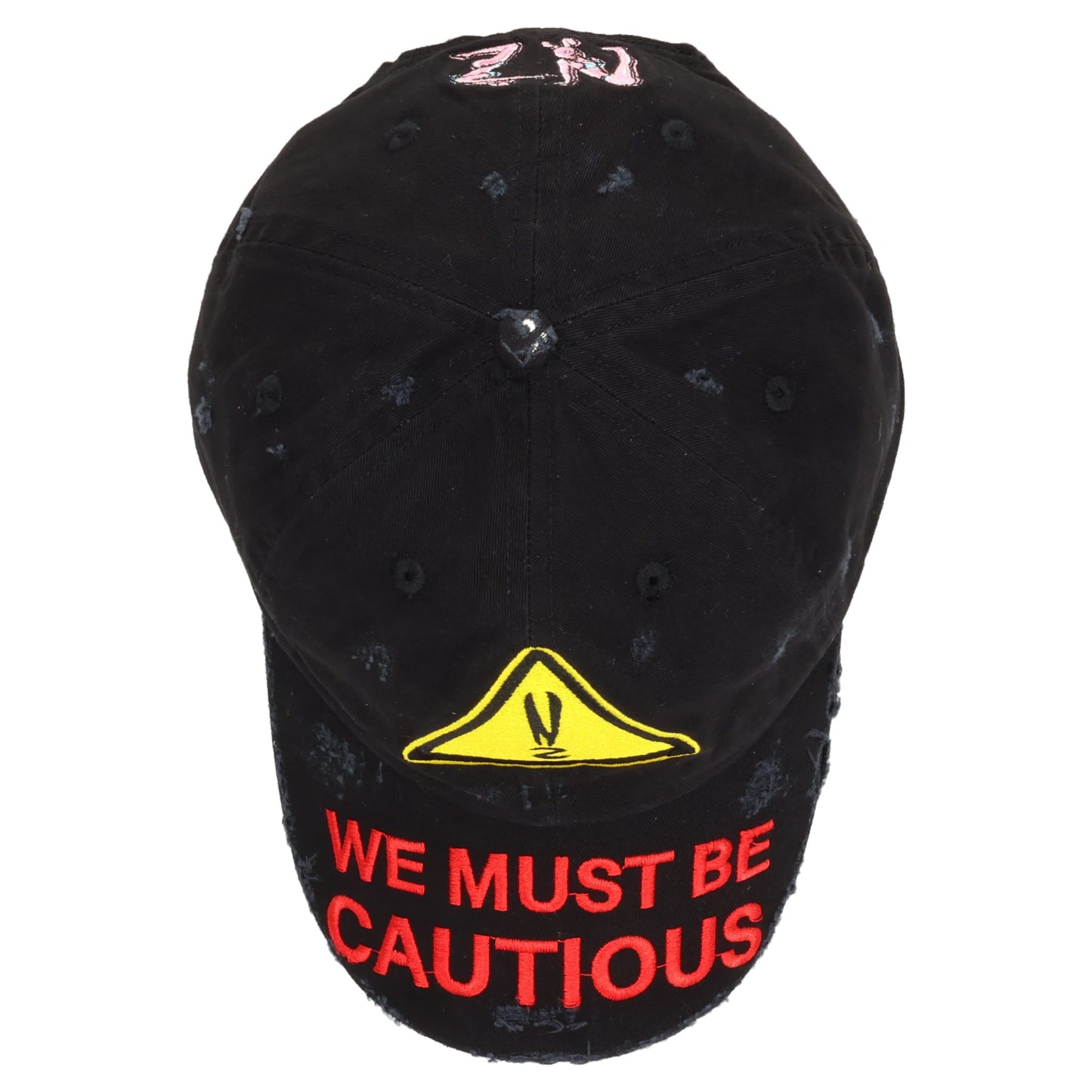 WE NEED TO BE CAUTIOUS!! DADDY BASEBALL HAT / BLACK