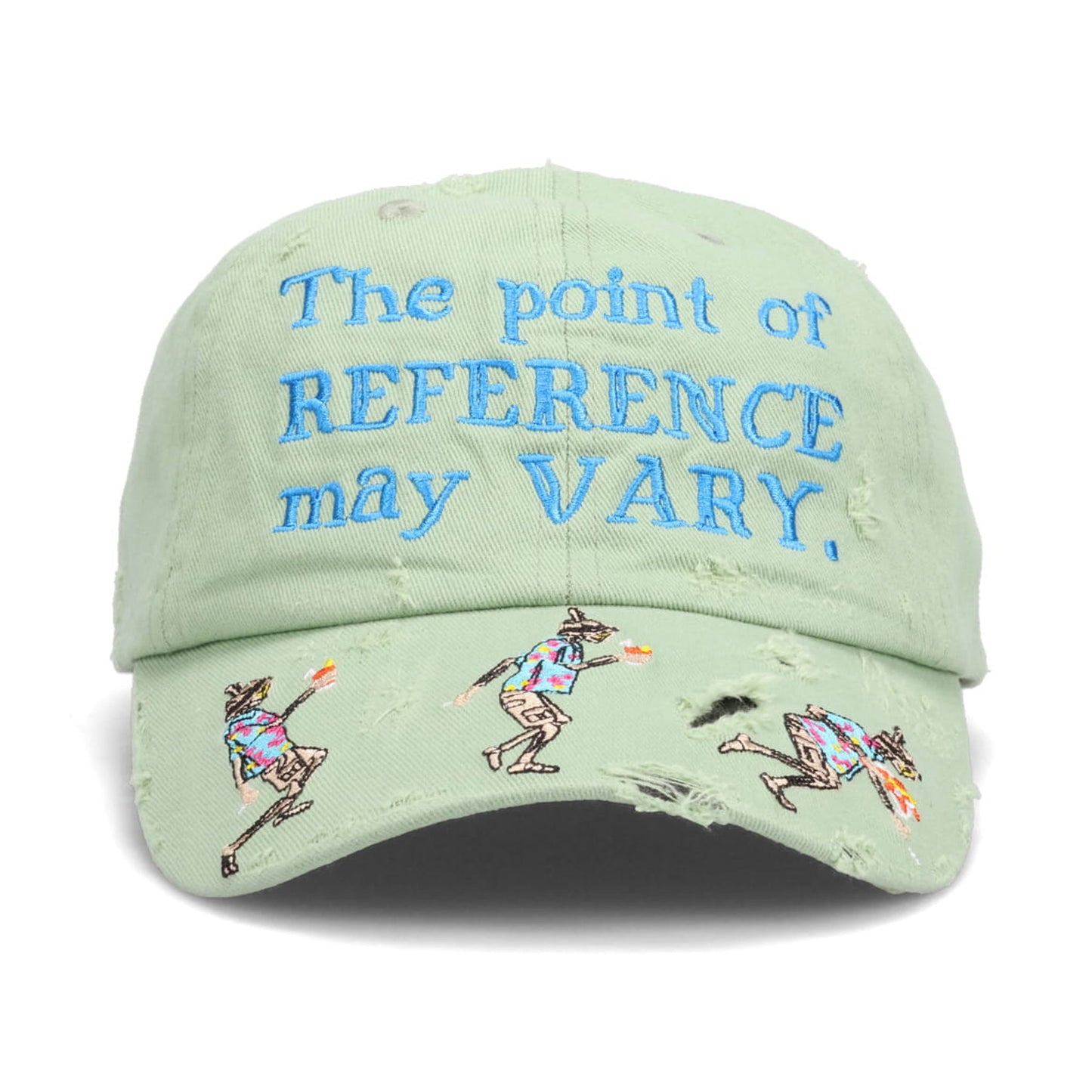 THE POINT OF REFERENCE MAY VARY DADDY BASEBALL HAT / FADED GREEN