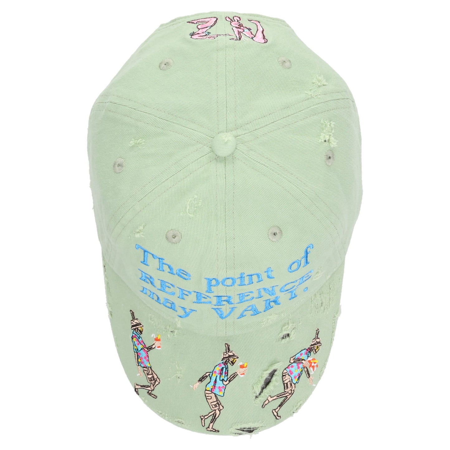 THE POINT OF REFERENCE MAY VARY DADDY BASEBALL HAT / FADED GREEN