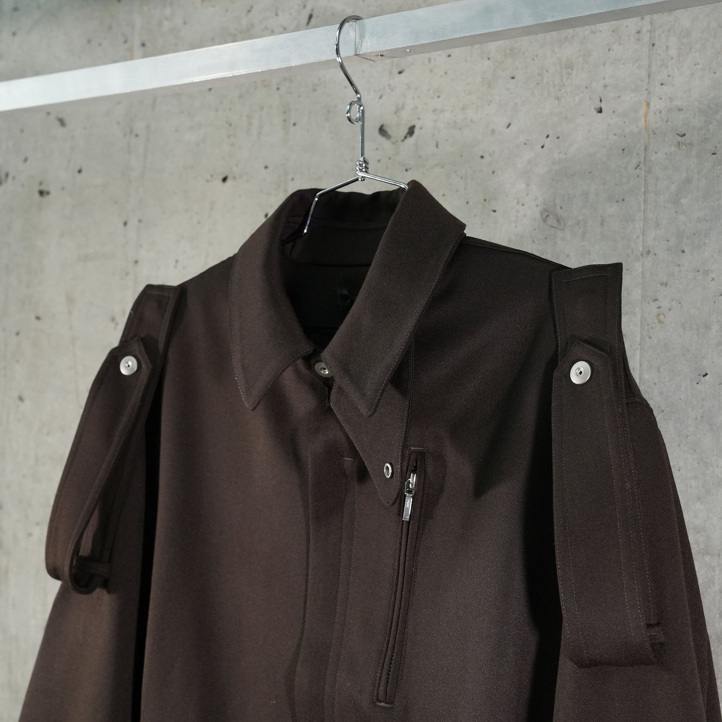 BATTALE DRESS BLOUSON / TOBACCO