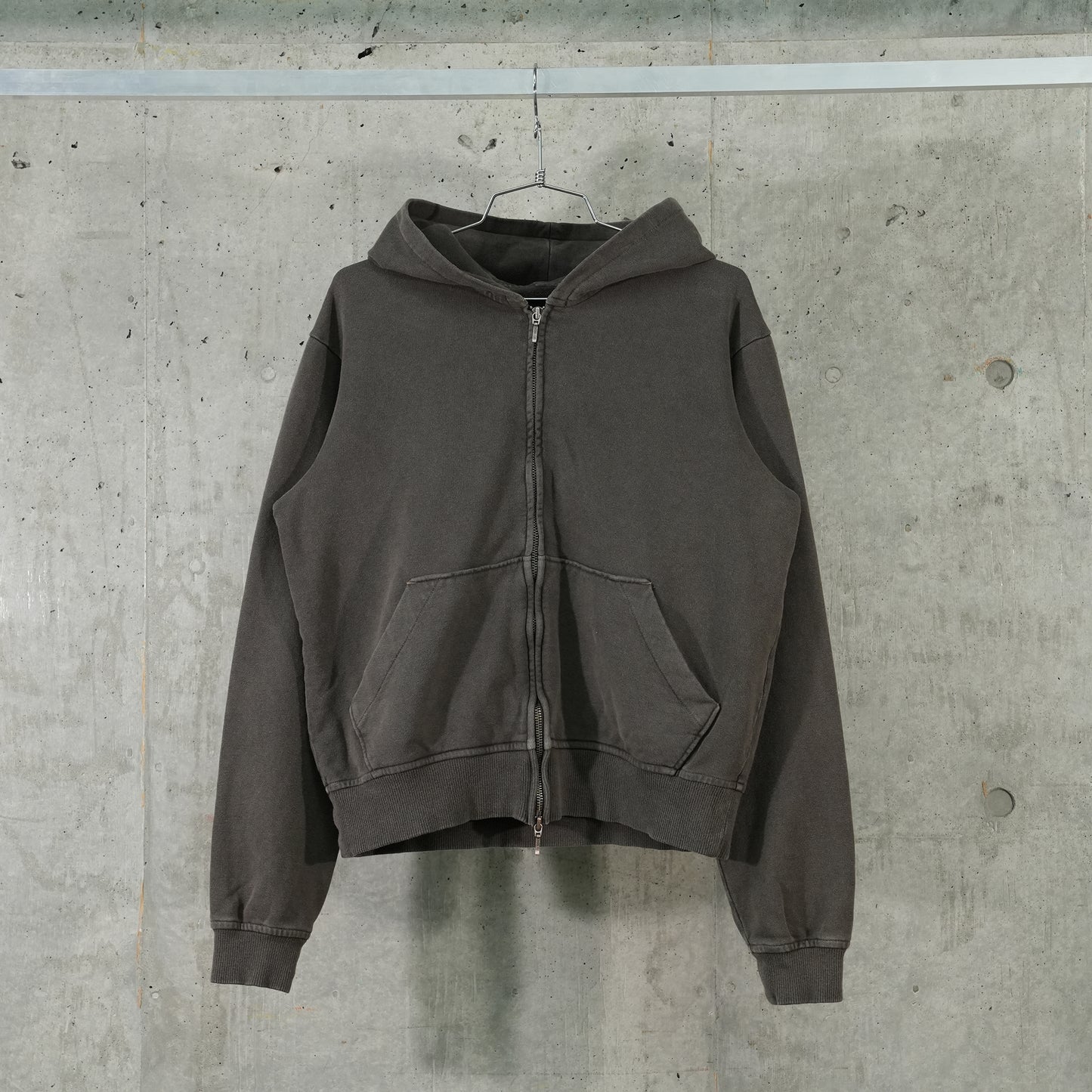 SHABBY FULL ZIP HOODIE / SHABRO SHABBY BROWN