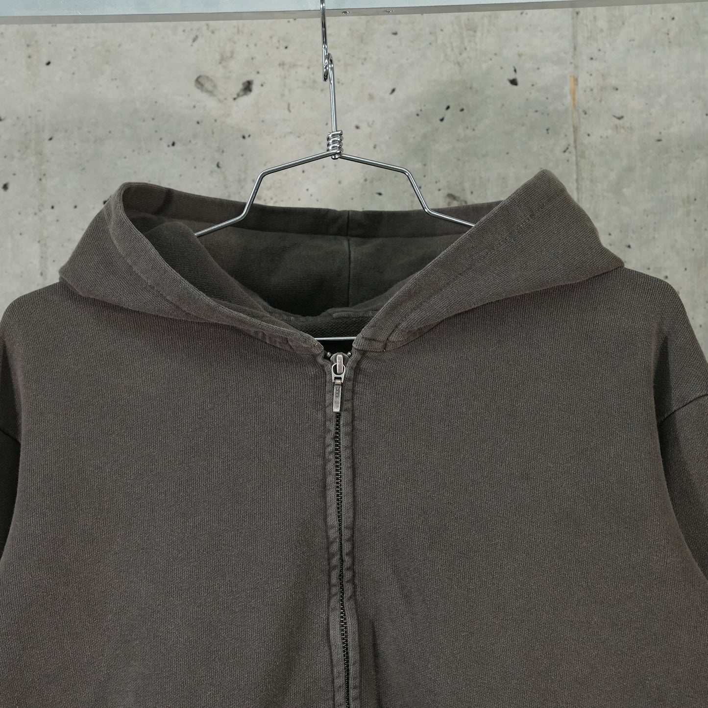 SHABBY FULL ZIP HOODIE / SHABRO SHABBY BROWN