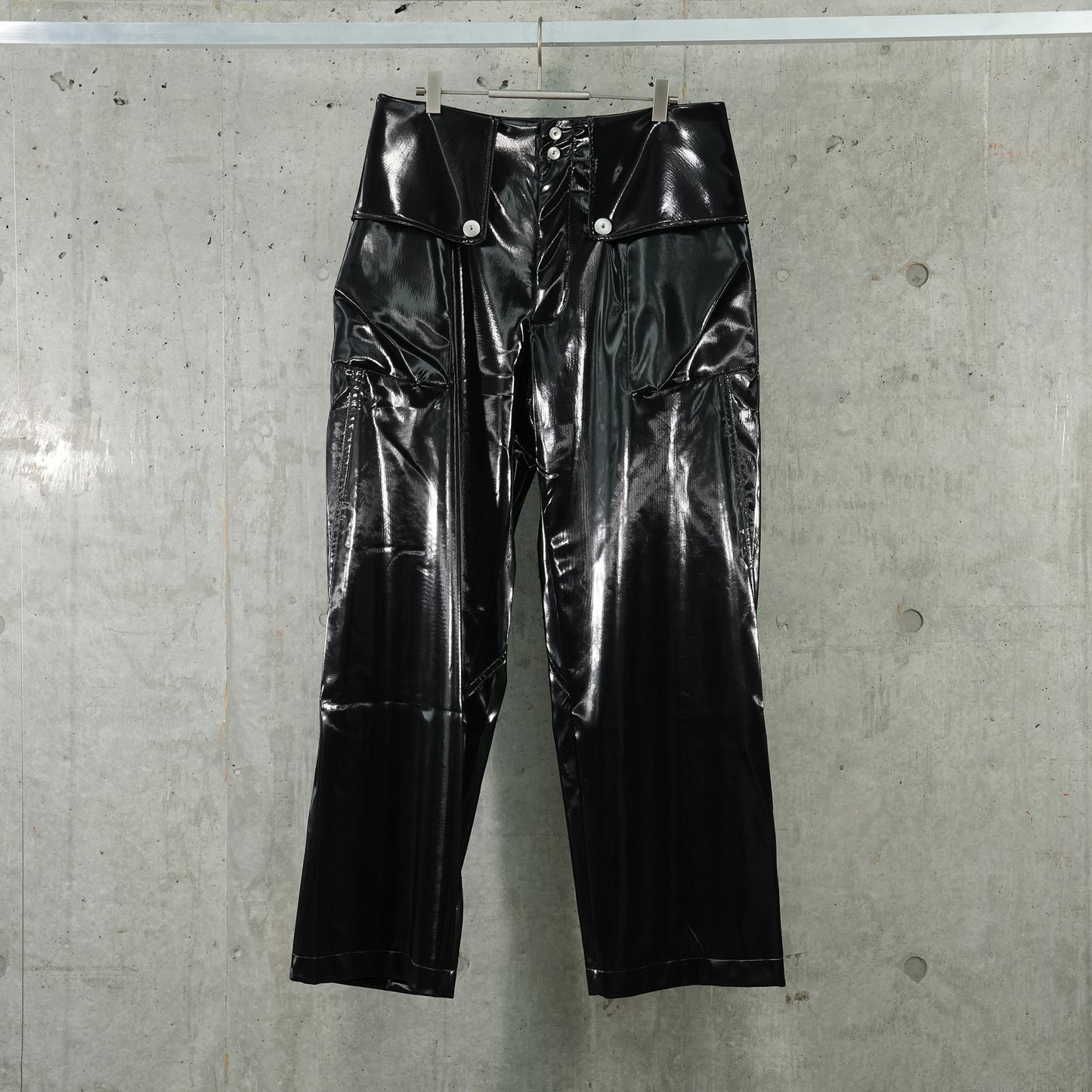 FLAP TROUSERS / BLACK