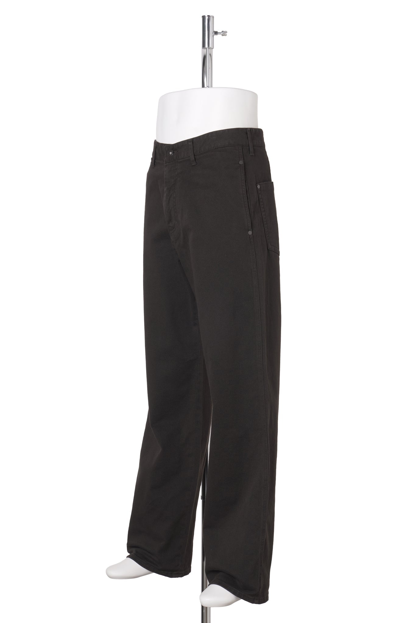5 POCKET TROUSERS / CHARCOAL/BLACK