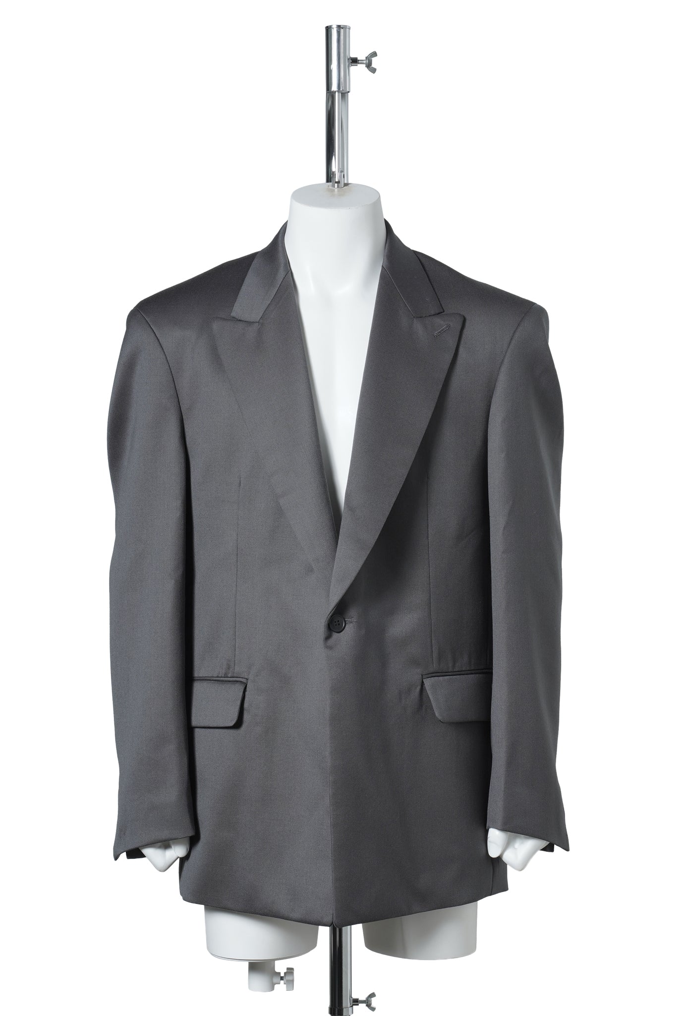 SINGLE TAILORED JACKET / GREY