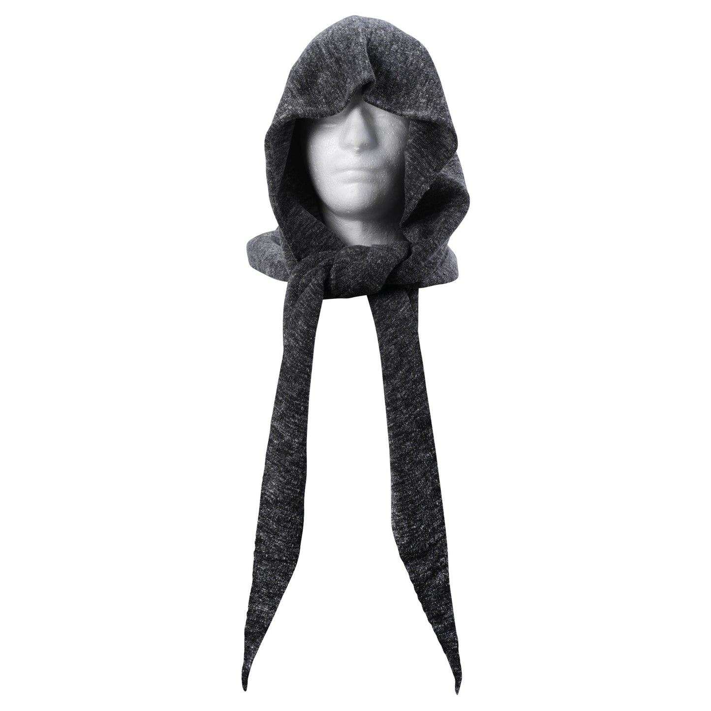 HOODED CRAVAT / CHARCOAL