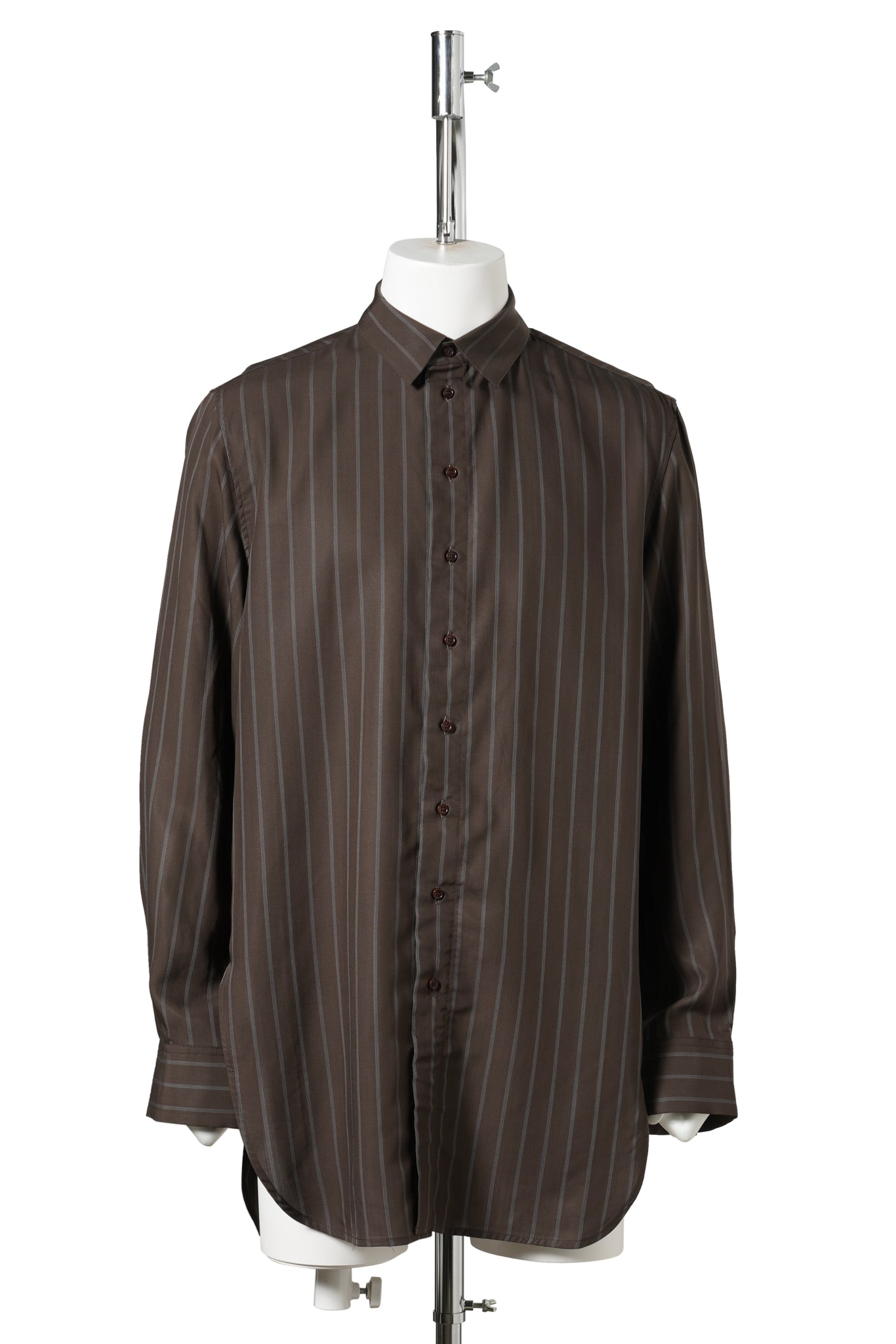 IVES SHIRT / BROWN STRIPE
