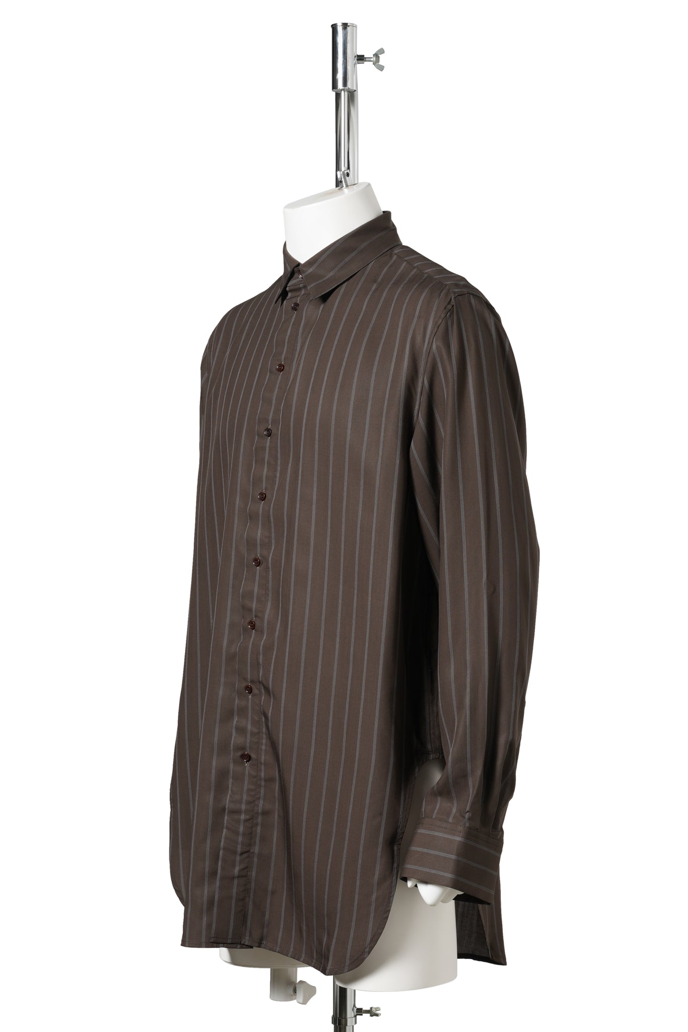 IVES SHIRT / BROWN STRIPE