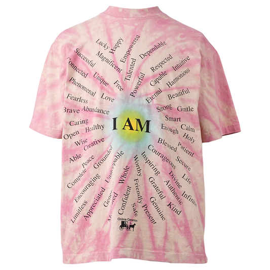 I AM SHORT SLEEVE TEE / HAND DYE