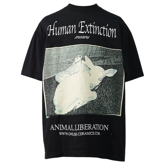 ANIMAL LIBERATION SHORT SLEEVE TEE / BLACK